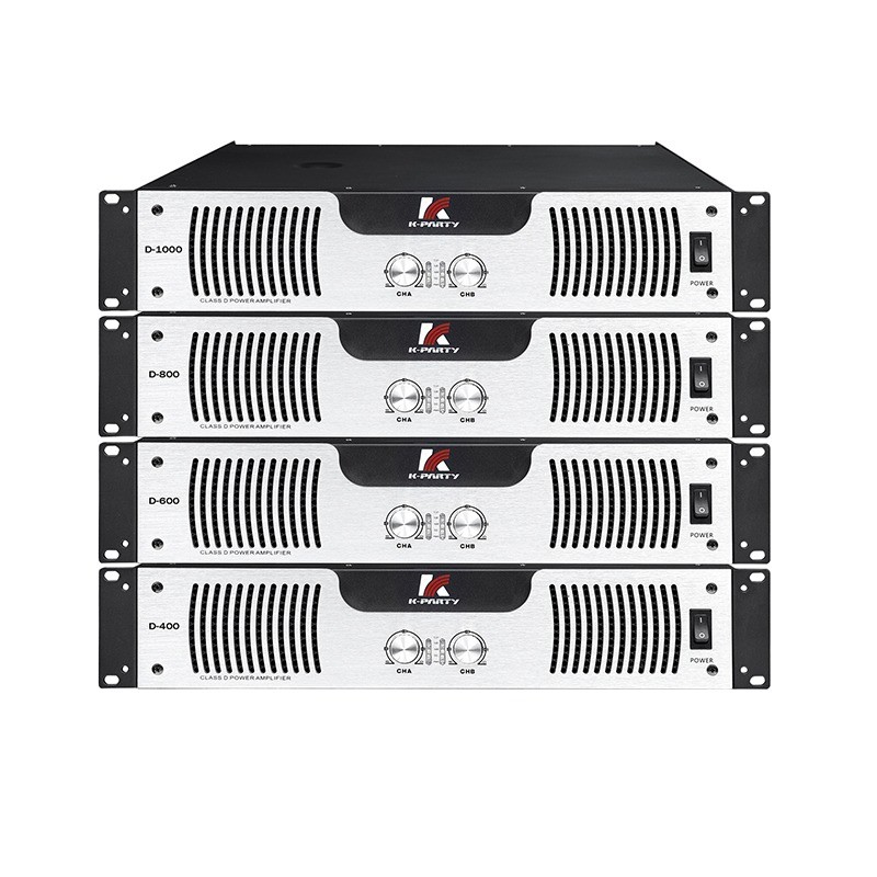 Δ Series Standard 2U AUDIO Power Amplifier 8Ω Στερεό δυναμικό κλάσης D
